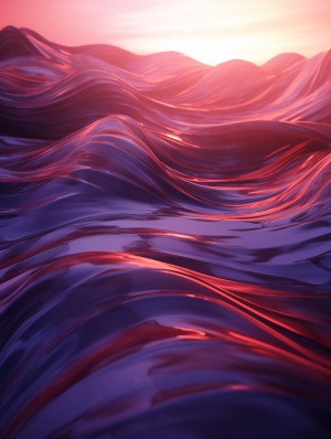 Close-Up Wave and Abstract Water Swirls: Unreal Engine 5 AR 3:4 Style Raw v 6.0