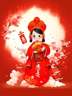 春节红包：闪亮红艳金光闪闪，鲜艳红包袋装满祝福心意