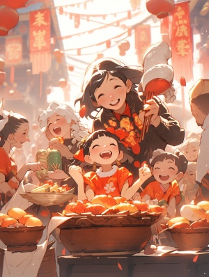 新春佳节，一家人团聚，传统与现代完美结合