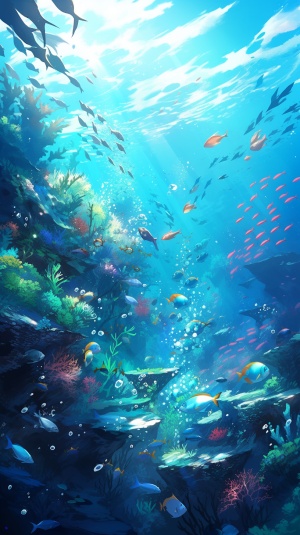 神秘的海底世界，34k高清画质