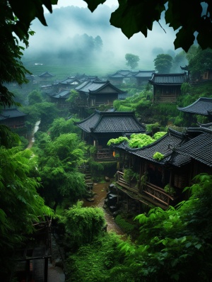 古老中国村庄32k UHD摄影