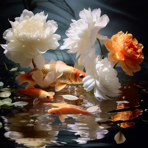 中国民族气息的超现实主义摄影：金鱼之美