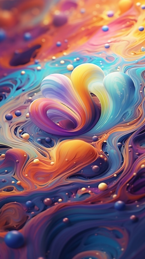 3D,brightly colored swirls and drops in the air,water textures, cosmic landscape style, surreal details,melting pots, alchemical symbolism, intense close-ups,meta-painting, mystical symbolism ar 3:4 v 6.0style raw