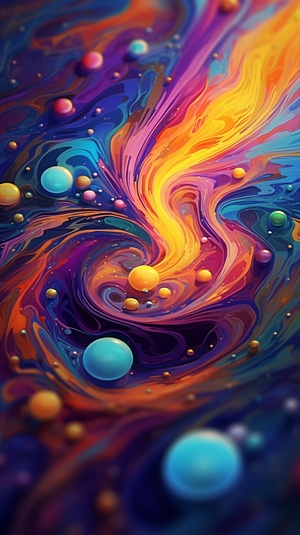 3D,brightly colored swirls and drops in the air,water textures, cosmic landscape style, surreal details,melting pots, alchemical symbolism, intense close-ups,meta-painting, mystical symbolism ar 3:4 v 6.0style raw