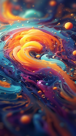 3D,brightly colored swirls and drops in the air,water textures, cosmic landscape style, surreal details,melting pots, alchemical symbolism, intense close-ups,meta-painting, mystical symbolism3D渲染，未来主义， ar 3:4 v 6.0style raw
