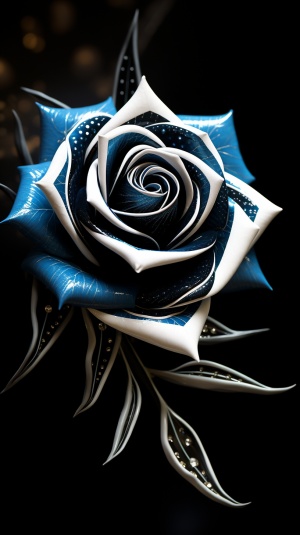 黑白色的玫瑰与蓝色的星际舰队