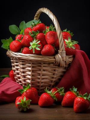 Strawberries in Photo-realistic Hyperbole: A Pretty and Orderly Arrangement
