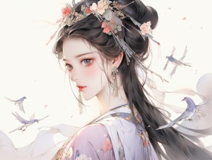 中国古典明代美女服饰 20岁 32k UHD