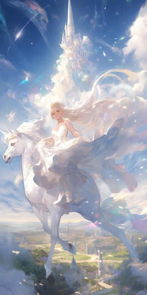 闪亮独角兽与绝美公主的天空相遇