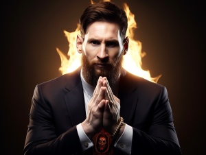 阿根廷足球运动员Messi与撒旦交换灵魂