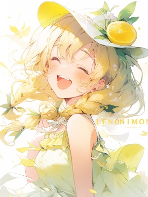 柠檬少女活泼阳光