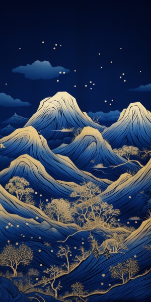 Klein Blue: Chinese Embroidery Craft and Minimalistic Landscape