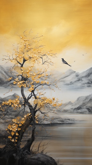 Whangarei's Golden Lark Tree: Serenity and Dramatic Splendor in Norwegian Nature