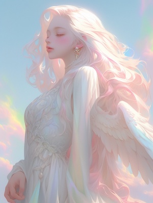 纯白羽翼的天使