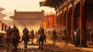 战国时代，秦军士兵在与魏军的激战中节节败退，局势对秦军十分不利
