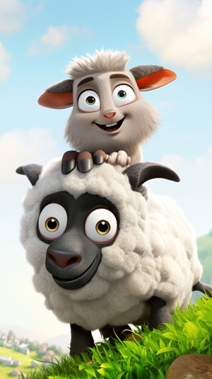 喜羊羊与灰太狼：友谊、勇气和正义的动画片