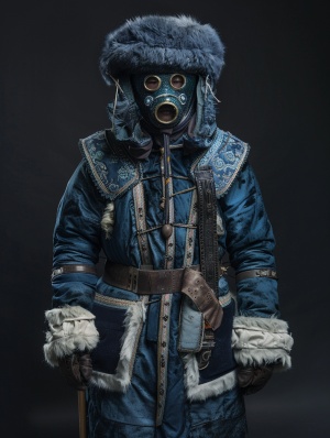中国北方冬季军服：面部表情与仪式面具中的冰冻运动