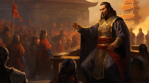 汉高祖刘邦出身平民，带领众人推翻秦朝
