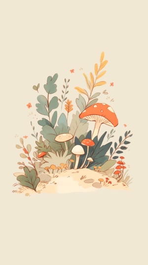 Simple and Cute Nature Illustration