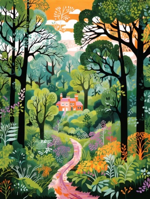 Whimsical Illustrations of French Countryside by Stephanie Vance