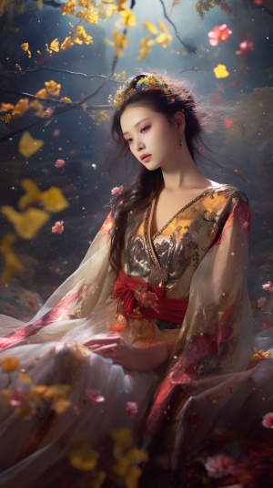 Exquisite Hanfu Portrait: A Perfect and Majestic Masterpiece