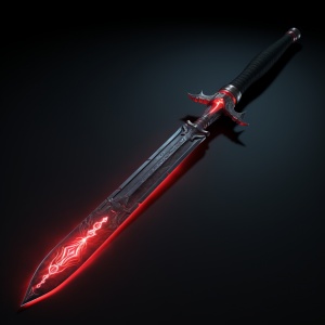红色刀刃的绝美武器