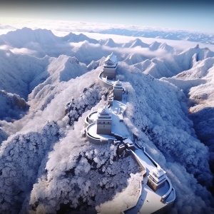 北国雪乡与乌龙沟长城雪景的壮美