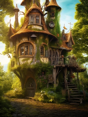 童话故事里的树屋