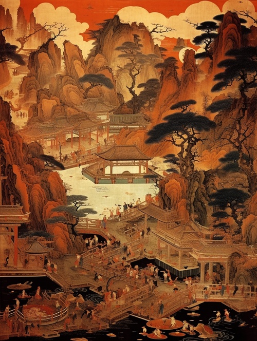 DunhuangMogao Grottoesrock paintingsmuralsprintsthe prosperous Tang Dynasty. #古风illustration#Dunhuang Mogao Grottoes#illustration sharing#Datang Never Sleeps#Datang Princess#Datang Prosperous Age#Dream Back to Datang#古风#国风illustration#Dunhuang Mural#Pipa Performance#Dunhuang Feitian#Classical Oil Painting#National Trend Illustration#国风#色match# A dream into Dunhuang