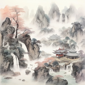 文生图：中国古诗的水墨风格