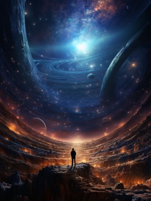 神奇奥妙的宇宙、银河系与太阳系中的高清艺术作品