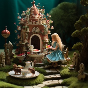 爱丽丝花园，跟着爱丽丝和女王一起进入童话花园享受下午茶吧