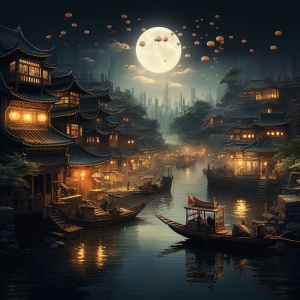 一轮明月照中国
